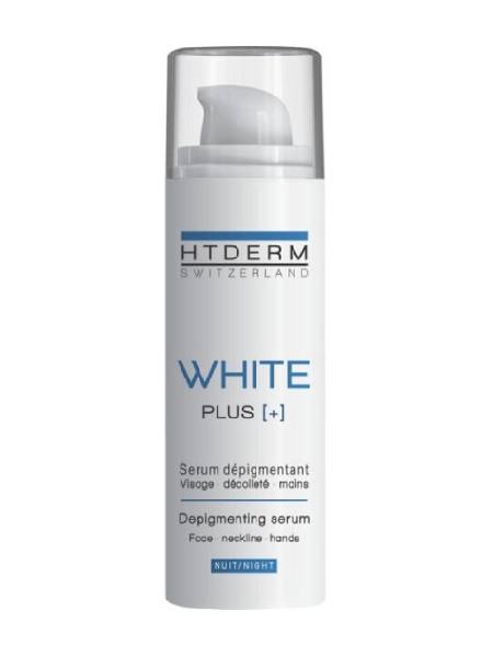 HTDERM White Plus (+)<br>سیڕەمی تایبەت بە لابردنی پەڵەی سەر پێست